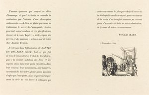 序言，1900年出版。 作者 奥古斯特·勒佩雷（Auguste Lepere）