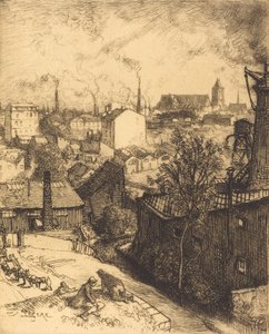 圣丹尼斯纪念品 圣丹尼斯纪念品。 作者 奥古斯特·勒佩雷（Auguste Lepere）