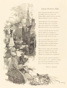 一位政治家的雕像 作者 奥古斯特·勒佩雷（Auguste Lepere）