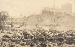 苹果大市场 Le grand marche aux pommes, 1917.