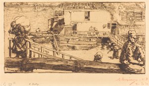 洗衣房 作者 奥古斯特·勒佩雷（Auguste Lepere）