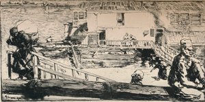 清洗船，1915年 作者 奥古斯特·路易斯·勒佩尔