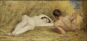 夏天的田园诗，1918年。 作者 奥古斯特·莱维克