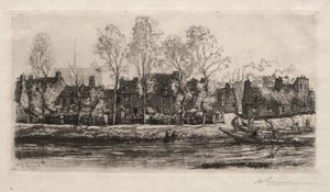 亚眠，索姆河岸，1907年。 作者 奥古斯特·路易斯·勒佩尔