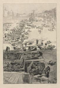1883年，土豆到达Hotel de Ville酒店。 作者 奥古斯特·路易斯·勒佩尔