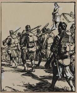 边境战役：英军士兵群