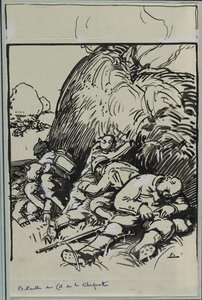 1914年，德拉基普罗特上校战役。 作者 奥古斯特·路易斯·勒佩尔