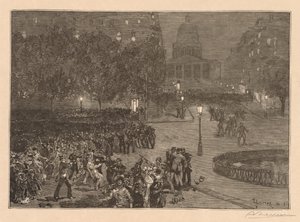 世界之木：1882年拉丁区的麻烦。 作者 奥古斯特·路易斯·勒佩尔
