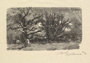 枫丹白露森林：在兰塔拉的宿舍里 作者 A. Desmoulins，发表于 Revue Illustrée