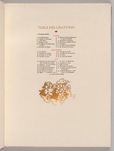 枫丹白露森林：葡萄，版画台灯枫丹白露森林...，1908年 作者 奥古斯特·路易斯·勒佩尔