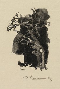 枫丹白露森林：肆虐者 作者 A. Desmoulins，发表于 Revue Illustrée