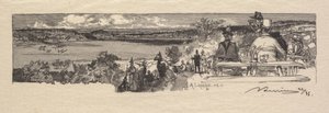 枫丹白露森林：索勒河谷（La Forêt de Fontainebleau: La Vallée de la Solle） 作者 A. Desmoulins，发表于 Revue Illustrée