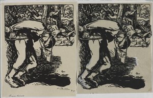 Franc-Tireurs，1914年。 作者 奥古斯特·路易斯·勒佩尔
