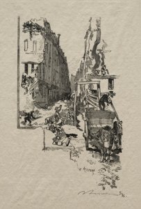 维克多·库辛（Rue Victor Cousin）。 作者 奥古斯特·路易斯·勒佩尔