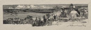 Vallee de la Solle。 作者 奥古斯特·路易斯·勒佩尔