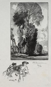 Le Bocage，1909年。 作者 奥古斯特·路易斯·勒佩尔