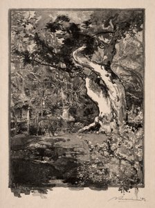 克洛维斯（Clovis），美女山庄（Bellecroix），1890年。 作者 奥古斯特·路易斯·勒佩尔