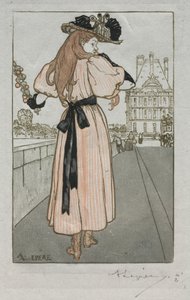 1897年巴黎年历：1897年春天。 作者 奥古斯特·路易斯·勒佩尔