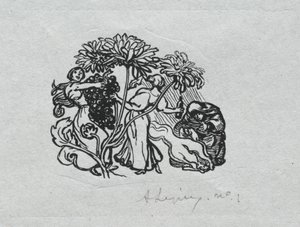 巴黎年历，1897年：尾片，1897年秋天。 作者 奥古斯特·路易斯·勒佩尔