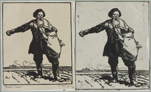 俄罗斯农民，1914年。 作者 奥古斯特·路易斯·勒佩尔