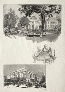 鲁昂·伊卢斯特雷（RouenIllustré）：博物馆，方丹·圣玛丽，艺术剧院，1896年。 作者 奥古斯特·路易斯·勒佩尔