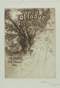 保罗·韦尔兰（Paul Verlaine）感伤的对话，1897年。