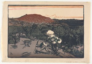 偷猎者，圣让德蒙沙丘（1901）。 作者 奥古斯特·路易斯·勒佩尔