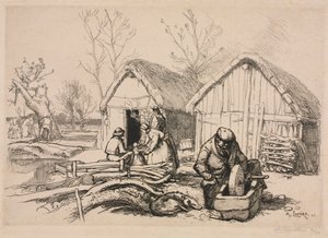 旺德伐木工之家，1915年。 作者 奥古斯特·路易斯·勒佩尔