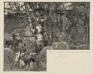 搜寻MontGérard。 作者 奥古斯特·路易斯·勒佩尔