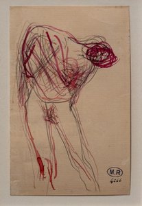 半裸女子，身体向右倾斜 作者 奥古斯特·罗丹（Auguste Rodin）