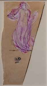 裹着面纱的女人 作者 奥古斯特·罗丹（Auguste Rodin）