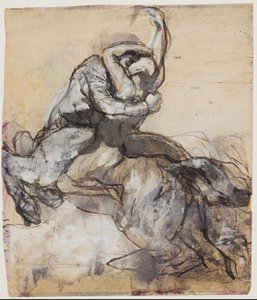 半人马绑架年轻人 作者 奥古斯特·罗丹（Auguste Rodin）