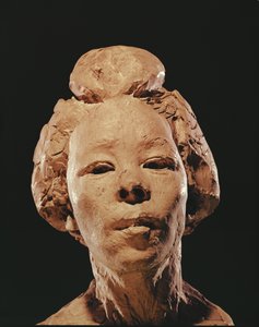 花子夫人，1908年（粘土） 作者 奥古斯特·罗丹（Auguste Rodin）