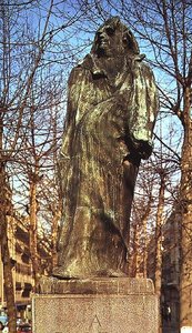 巴尔扎克纪念碑（1799-1850）（铜牌） 作者 奥古斯特·罗丹（Auguste Rodin）