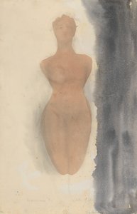 希腊花瓶的起源，1900-1910。 作者 奥古斯特·罗丹（Auguste Rodin）
