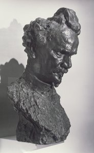 Henri Rochefort（1830-1913）记者的肖像半身像和报纸&39;L&39;Intransigeant&39;的创始人（青铜）