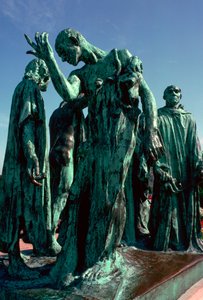 加来布尔赫人的雕像，19世纪。   作者 奥古斯特·罗丹（Auguste Rodin）