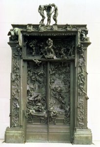 地狱之门，1880-90（青铜）