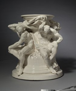 泰坦（Titans），花瓶的支撑，由Albert-Ernest Carrier-Belleuse设计 作者 奥古斯特·罗丹（Auguste Rodin）
