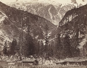 瑞士伯尔尼州哈斯利谷的汉德克小屋，约1860年