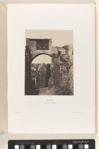 Boog van Ecce Homo, Jeruzalem
耶路撒冷。厄斯-霍姆拱门（物品上的标题） 作者 Louis Désiré Blanquart Evrard
