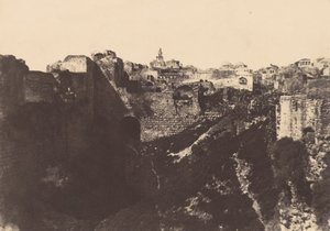 耶路撒冷。庙围。概率池1 作者 奥古斯特·萨尔兹曼（Auguste Salzmann）