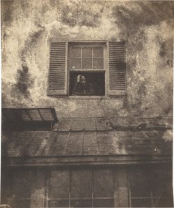 奥古斯特-瓦切利在窗前，海洋平台，约 1853 年（照片） 作者 奥古斯特·瓦奎里