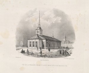 1710年第一家第一个圣以撒教堂的信仰来自：圣以撒大教堂的建造，1845年