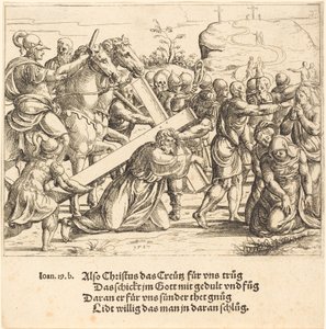基督背着十字架，1547年。 作者 奥古斯丁·赫希沃格尔
