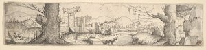 景观，1545年。 作者 奥古斯丁·赫希沃格尔