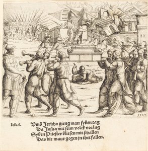 耶利哥的陷落，1540年。 作者 奥古斯丁·赫希沃格尔
