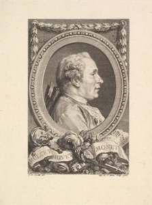 珍·莫奈的画像，1765年。