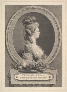 路易丝·埃米莉·巴洛纳·德·***肖像，1779年。
