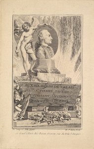 Pierre Laurent de Belloy的画像，约。 1765年。